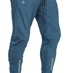 avolt Men Solid Light Blue Track Pants-picture-12