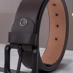killer Men Formal, Casual, Evening, Party Brown Texas Leatherite Belt image 1