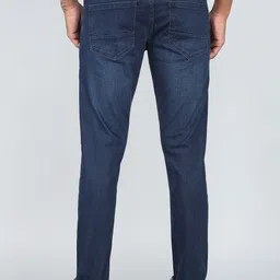 peter england Men Skinny High Rise Blue Jeans image 4