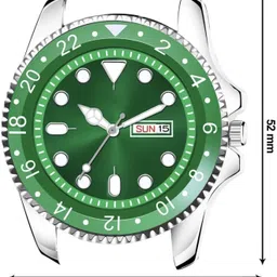 shivark Stainless steel strap Analog Watch - For Men DAY-DATE FUNCTION image 3