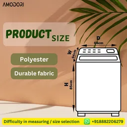 amodori Top Loading Washing Machine Cover image 5