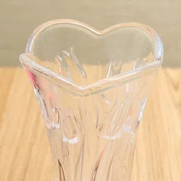 grilix Handcrafted Modern Design Flower Decorative Tabletop Glass Vase for Home Office Glass Vase image 4