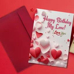 aanyacentric 5.8x8.3inch Husband Wife Lover Boyfriend Girlfriend Birthday Printed Greeting Card-picture-15