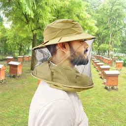 super bee Bee veil-khakee Safety Jacket image 2