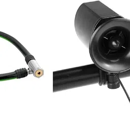 Bicycle Cable Security Key Lock With Cycle Horn Bell Cycling Kit-image-34