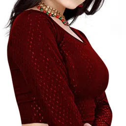 pasand Round Neck Women Blouse image 3