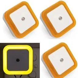 yash ent 0.5W LED Sensor Light Night Lamp, Orange Pack of 3 Night Lamp-picture-47