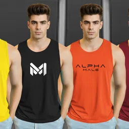 mowa Pack of 4 Men Vest-picture-13