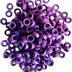 Purple Hard Rubber 50 pcs Pigeon Foot Ring Bird Shoulder Guard-image-31