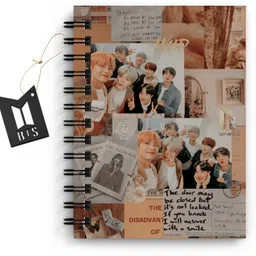 di-kraft BTS Boys Printed Diary for Home and office use(6*8Inch) A5 Diary Unruled 160 Pages-picture-12