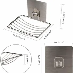 euxial Soap Dish For Shower Bar Soap Holder image 3