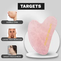 House of Beauty 010222 Rose Quartz Guasha Massager image 2