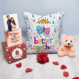 Cushion, Greeting Card, Soft Toy, Photoframe Gift Set-image-32