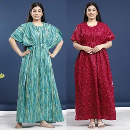 homezilla Pack of 2 Women Nighty-picture-15