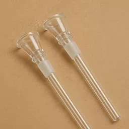 agnix Glass shooter Pipe 5 inch pack of 2 Borosilicate Glass Inside Fitting Hookah Mouth Tip-picture-20