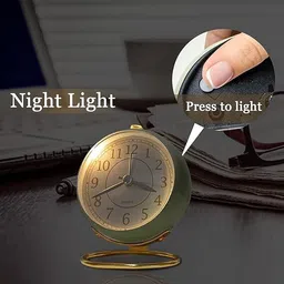 star prim Analog Green Clock image 2