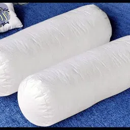 Microfibre Bolster Pack of 2 Solid Round-image-99