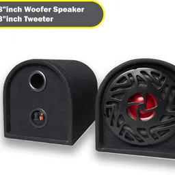 ots world Car Stereo Music System With 1 pair 8inch Wooden Sound Box 210 W AV Power Amplifier image 4