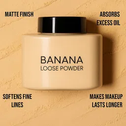 valhalla Banana Loose Powder for Face | Long Lasting Waterproof Setting Powder Compact-picture-30