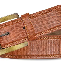 wevyag Men Evening, Party, Formal, Casual Orange Artificial Leather Belt-picture-10