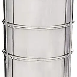 cello HOT Stuff-3 Stainless Steel Insulated Lunch Carrier,Colour- Blue,3 Containers 3 Containers Lunch Box image 2