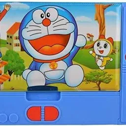 royal krafts Jumbo Doraemon Art Plastic Pencil Box image 1