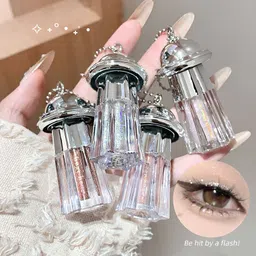 gege bear Iridescent Liquid Eyeshadow Multicolor Metallic Shimmer Eye Makeup Shades 1.8 g image 2