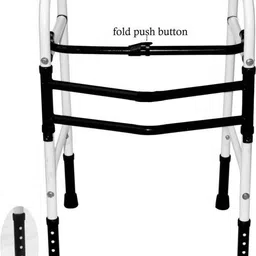 growdeals ADULT WALKER NEW FEATUERS PUSH THE BUTTON AND FOLD THE WALKER Walking Stick-picture-11