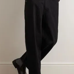 zaba denim Men Loose Fit Mid Rise Black Jeans image 5