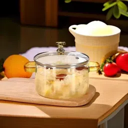 homoryx Borosilicate Glass Cookware for Gas Stove Thermoware Casserole image 2