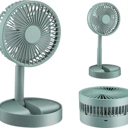 hybite Mini Foldable USB Rechargeable Portable Mini Foldable USB Rechargeable Desk/Table Noiseless Fan USB Fan-picture-27
