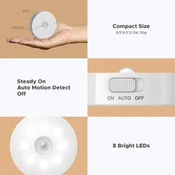 HRK Body Induction Light for Home Wardrobe Outdoor Motion Sensor Light image 2