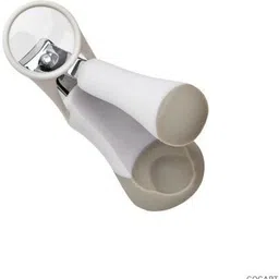 gocart Baby Safety Nail Scissors Nail Clippers with Magnifier In gray Color image 4