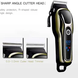 MSDIN AC-DC Chargeable Washable Professional Hair Clipper Beard Moustache Trimmer 190 Fully Waterproof Grooming Kit 120 minRuntime 4 Length Settings image 4