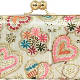 gentrend Party Peach, Multicolor Clutch image 2