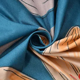 goodrik 210 TC Microfiber Double Floral Fitted (Elastic) Bedsheet image 3