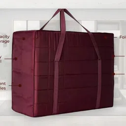 fashionoverseas Premium Large Storage Bag for Clothes Blankets & Sarees Travel Organizer image 3