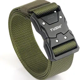 tushi Men Green Nylon Belt image 1