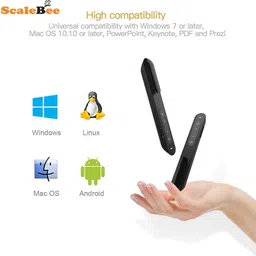 SCALEBEE 2.4Ghz USB Wireless Presenter Pointer PPT RF Remote Control Pen Clicker 2.4Ghz USB Wireless Presenter Presenter image 4