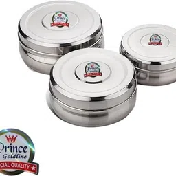 princegoldline Stainless Steel Grocery Container - 300 ml-picture-48