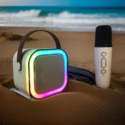 TARZON G52_K12Wireless karaoke mic speaker with Bluetooth compatibility and RGB lights 10 W Bluetooth Home Audio Speaker-picture-12