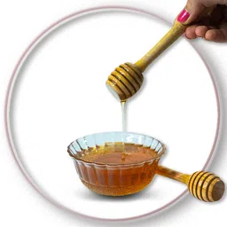 bsking mart Wooden Honey Dipper 6.5 inchi Wooden Serving Spoon Set image 3