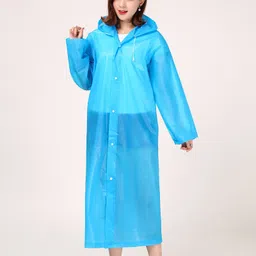 firmed string Solid Women Raincoat-picture-10