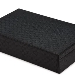 alika Royal Black Watch Case, Watch Organiser for Men`s and Women`s P A Watch Box image 5