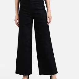 reya Women Straight Fit High Rise Black Jeans-picture-10