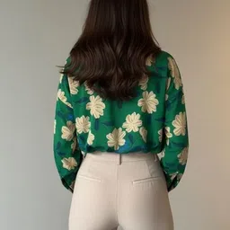 leriya fashion Women Regular Fit Solid Casual Shirt image 2