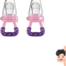 aapni dukan SST Sales Baby Food And Fruit Nibbler & Pacifier Teether BPA Free Nibbler TH294 Feeder-picture-23