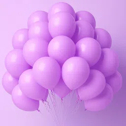rimis Solid Premium Pastel Purple Balloons for Birthday, Wedding, & Event Decorations Balloon-picture-11