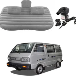 oshotto Car Travel Inflatable Bed Mattress with Two Air Pillows For Omni (Grey) Car Inflatable Bed-picture-33