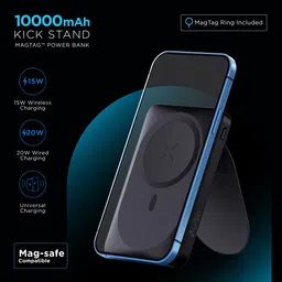 urbn 10000 mAh 20 W Wired & Wireless With MagSafe Power Bank image 4